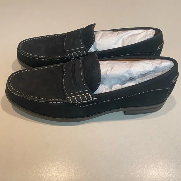 JOHNSTON & MURPHY NWOT Black Suede \